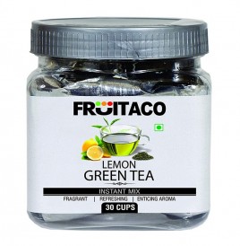 Fruitaco Lemon Green Tea Instant Mix   Plastic Jar  180 grams